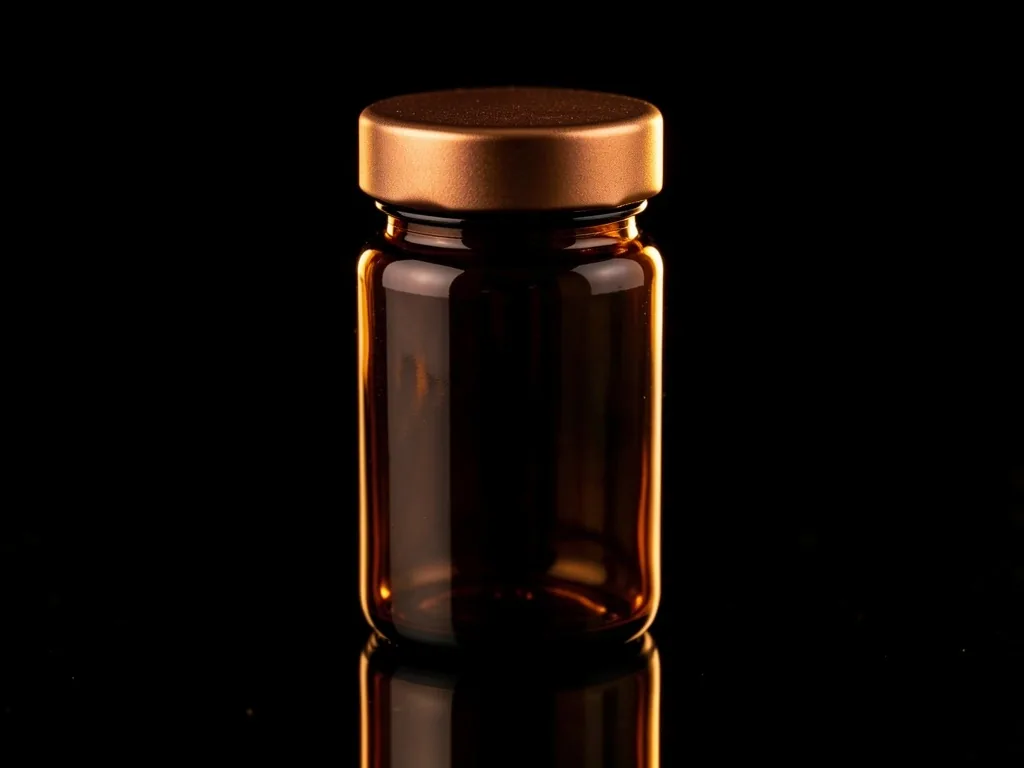 Glass specimen jar representing browser cookie data storage